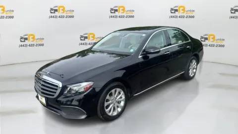 Black 2017 Mercedes-Benz E-Class E 300 4MATIC Sedan 4D for sale in Ellicott City, MD