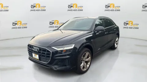 Black 2019 Audi Q8 Premium Plus Sport Utility 4D for sale in Ellicott City, MD
