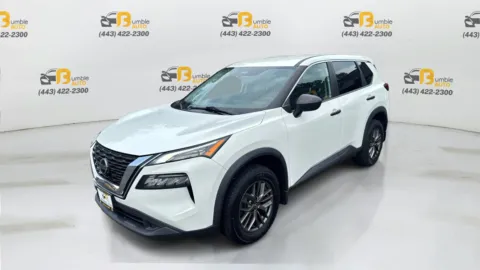White 2021 Nissan Rogue S Sport Utility 4D for sale in Ellicott City, MD