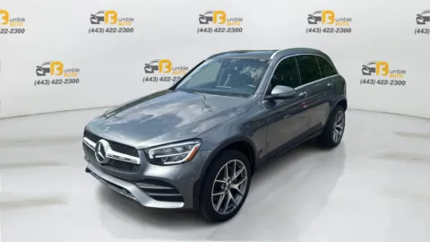 Gray 2021 Mercedes-Benz GLC 300 4MATIC Sport Utility 4D for sale in Ellicott City, MD