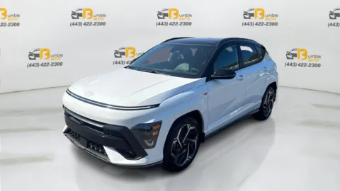 White 2024 Hyundai Kona N Line Sport Utility 4D for sale in Ellicott City, MD
