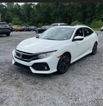 White 2018 Honda Civic EX-L w/Navigation Hatchback 4D for sale in Ellicott City, MD