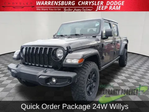 Photos of 2021 Jeep Gladiator Willys for sale in Warrensburg, MO at Warrensburg Chrysler Dodge Jeep Ram Fiat