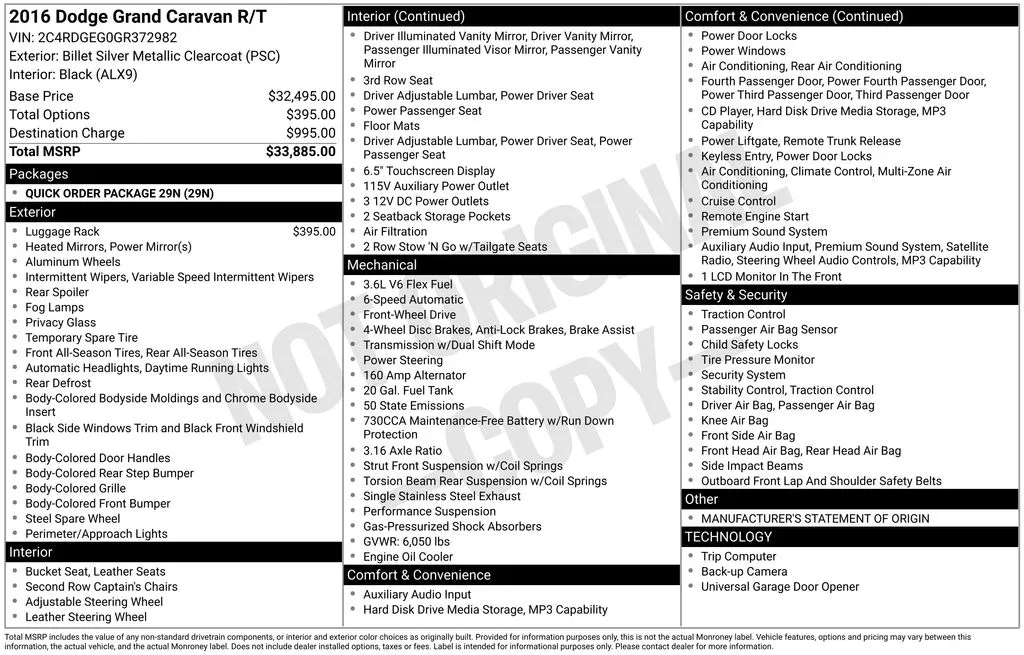 2016 Dodge Grand Caravan R/T for sale in Warrensburg, MO