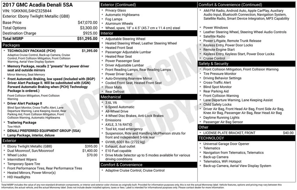 2017 GMC Acadia Denali for sale in Warrensburg, MO