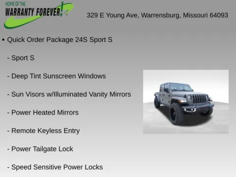 More photos of 2021 Jeep Gladiator Sport at Warrensburg Chrysler Dodge Jeep Ram Fiat, MO