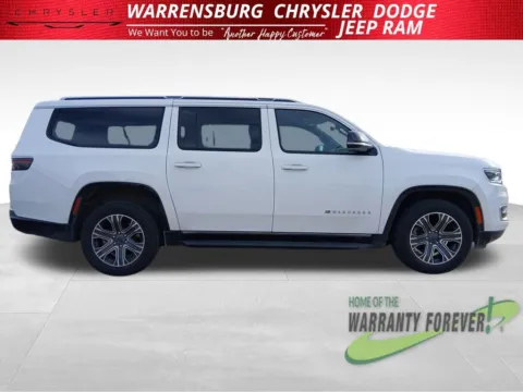 Photos of 2024 Jeep Wagoneer L Series II for sale in Warrensburg, MO at Warrensburg Chrysler Dodge Jeep Ram Fiat