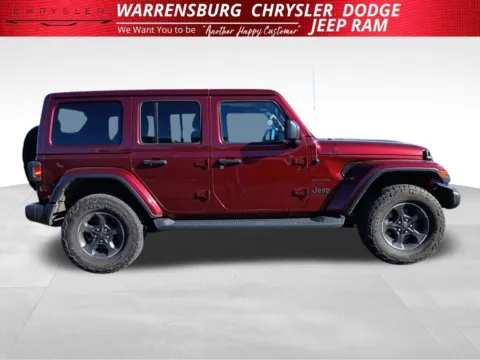 Photos of 2021 Jeep Wrangler Unlimited Sahara for sale in Warrensburg, MO at Warrensburg Chrysler Dodge Jeep Ram Fiat