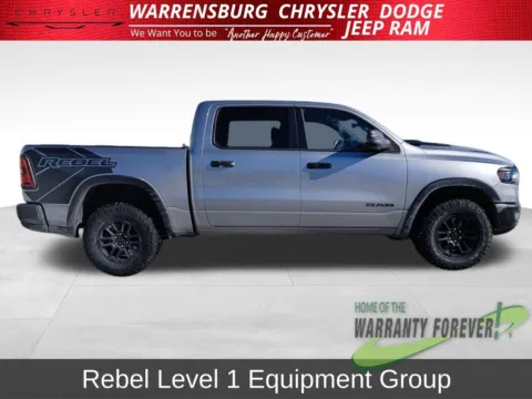Photos of 2025 Ram 1500 Rebel for sale in Warrensburg, MO at Warrensburg Chrysler Dodge Jeep Ram Fiat