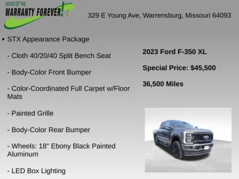 More photos of 2023 Ford F-350SD XL at Warrensburg Chrysler Dodge Jeep Ram Fiat, MO