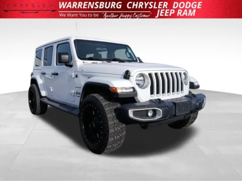 White 2020 Jeep Wrangler Unlimited Sahara for sale in Warrensburg, MO