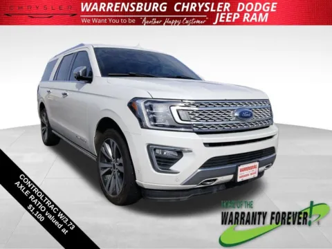 White 2021 Ford Expedition Max Platinum for sale in Warrensburg, MO