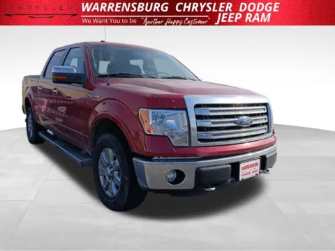 Red 2013 Ford F-150 Lariat for sale in Warrensburg, MO