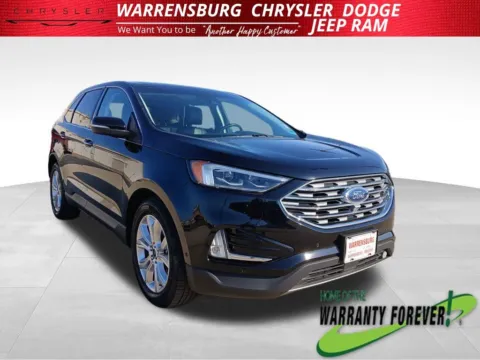 Black 2020 Ford Edge Titanium for sale in Warrensburg, MO