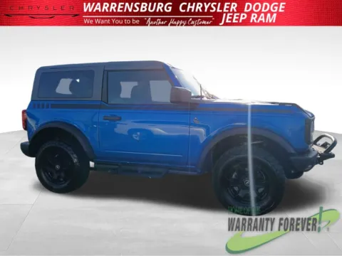 Photos of 2024 Ford Bronco Black Diamond for sale in Warrensburg, MO at Warrensburg Chrysler Dodge Jeep Ram Fiat