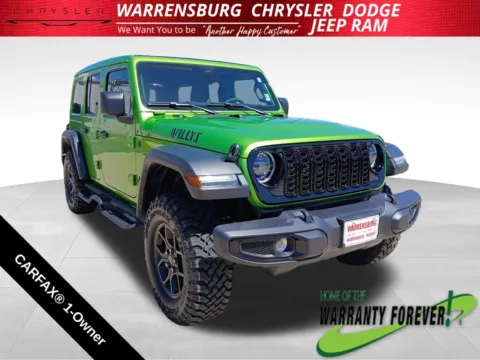 Green 2026 Jeep Wrangler Willys for sale in Warrensburg, MO