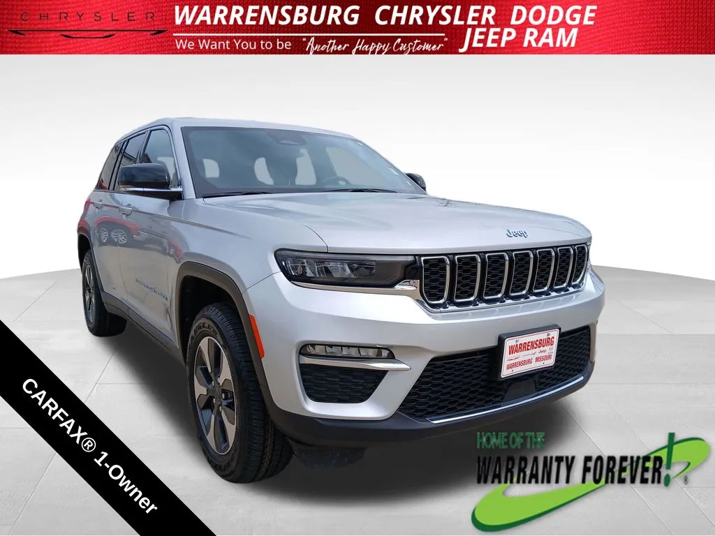 Silver 2024 Jeep Grand Cherokee 4xe for sale in Warrensburg, MO