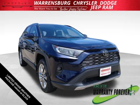 Blue 2021 Toyota RAV4 Limited for sale in Warrensburg, MO