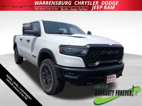 White 2025 Ram 1500 Rebel for sale in Warrensburg, MO