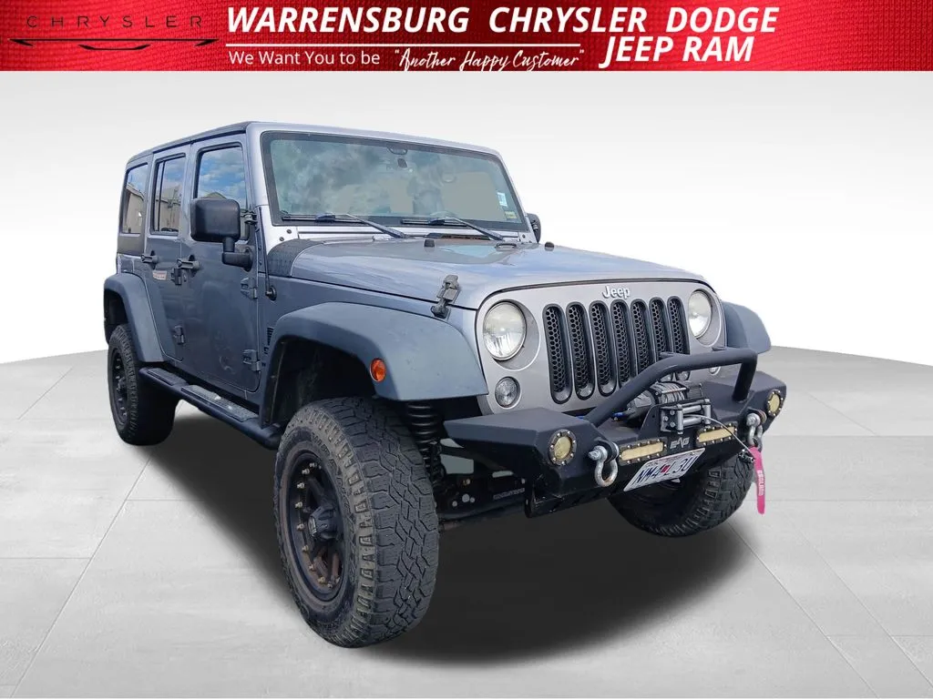 Silver 2015 Jeep Wrangler Unlimited Sport for sale in Warrensburg, MO