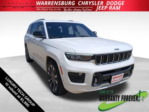 White 2021 Jeep Grand Cherokee L Overland for sale in Warrensburg, MO
