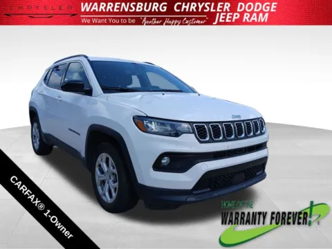 White 2024 Jeep Compass Latitude for sale in Warrensburg, MO