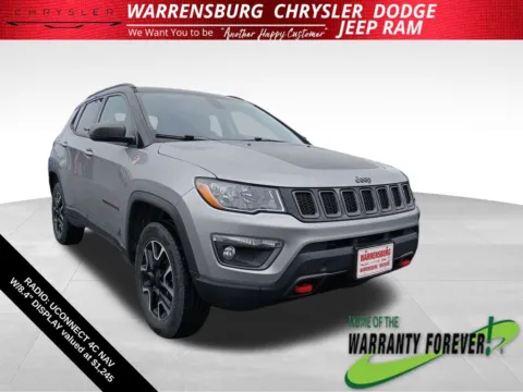 Silver 2019 Jeep Compass Trailhawk for sale in Warrensburg, MO