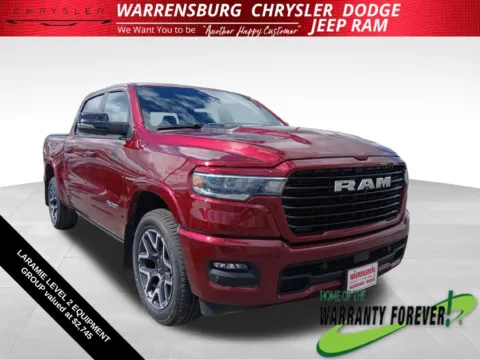 Red 2025 Ram 1500 Laramie for sale in Warrensburg, MO