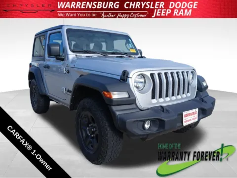Silver 2023 Jeep Wrangler Sport for sale in Warrensburg, MO