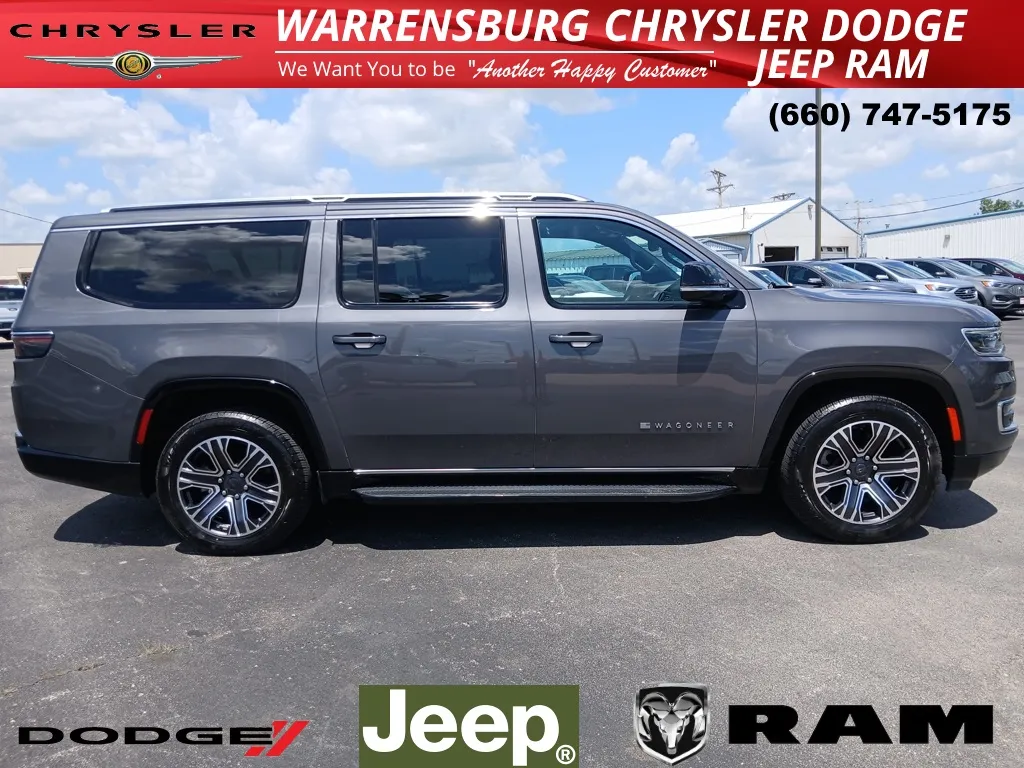 Used 2023 Jeep Wagoneer L Series II with VIN 1C4SJSBP8PS543929 for sale in Kansas City