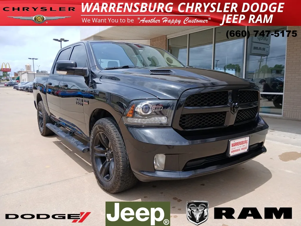 Black 2017 Ram 1500 Night for sale in Warrensburg, MO