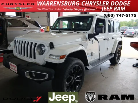 Photos of 2021 Jeep Wrangler Unlimited Sahara 4xe for sale in Warrensburg, MO at Warrensburg Chrysler Dodge Jeep Ram Fiat