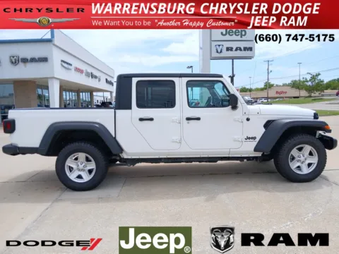 Photos of 2023 Jeep Gladiator Sport for sale in Warrensburg, MO at Warrensburg Chrysler Dodge Jeep Ram Fiat
