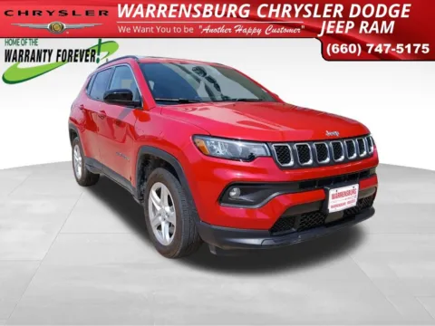 Red 2023 Jeep Compass Latitude for sale in Warrensburg, MO