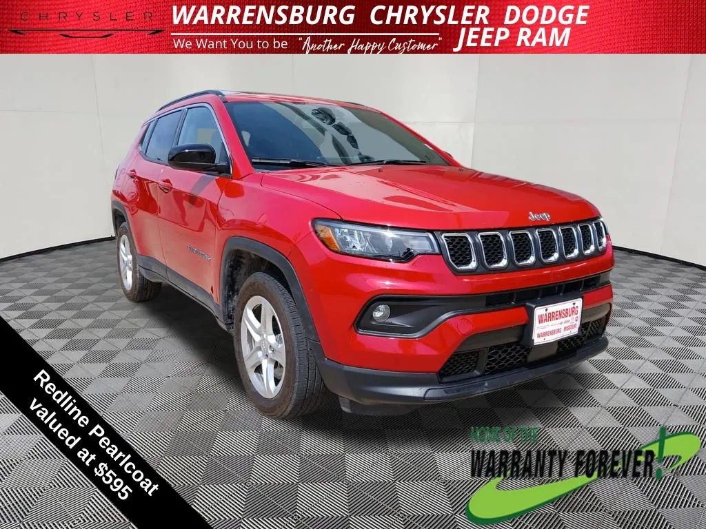 Red 2023 Jeep Compass Latitude for sale in Warrensburg, MO
