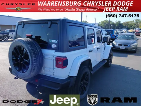 Another view of 2021 Jeep Wrangler Unlimited Sahara 4xe for sale in Warrensburg, MO at Warrensburg Chrysler Dodge Jeep Ram Fiat