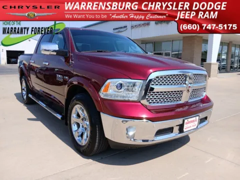 Red 2016 Ram 1500 Laramie for sale in Warrensburg, MO