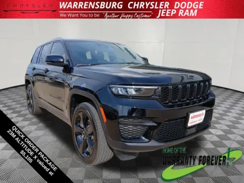 Black 2024 Jeep Grand Cherokee Altitude X for sale in Warrensburg, MO