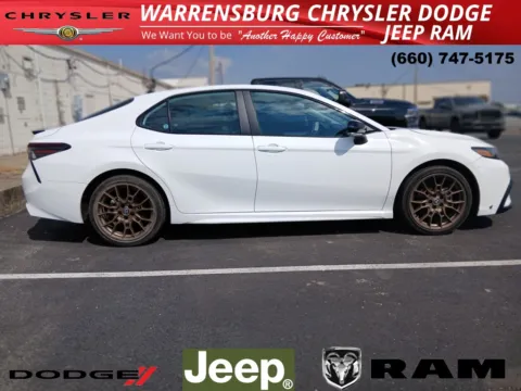 Photos of 2024 Toyota Camry SE Nightshade for sale in Warrensburg, MO at Warrensburg Chrysler Dodge Jeep Ram Fiat