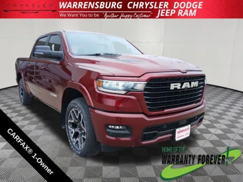 Red 2025 Ram 1500 Laramie for sale in Warrensburg, MO