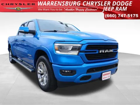 Blue 2021 Ram 1500 Laramie for sale in Warrensburg, MO