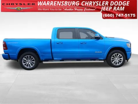 Photos of 2021 Ram 1500 Laramie for sale in Warrensburg, MO at Warrensburg Chrysler Dodge Jeep Ram Fiat
