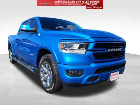 Blue 2021 Ram 1500 Laramie for sale in Warrensburg, MO
