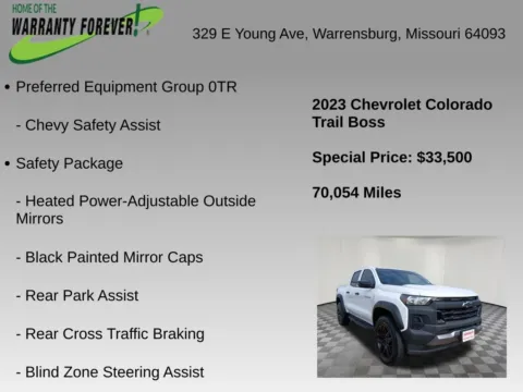 More photos of 2023 Chevrolet Colorado Trail Boss at Warrensburg Chrysler Dodge Jeep Ram Fiat, MO
