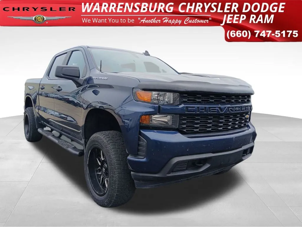 Blue 2020 Chevrolet Silverado 1500 Custom for sale in Warrensburg, MO