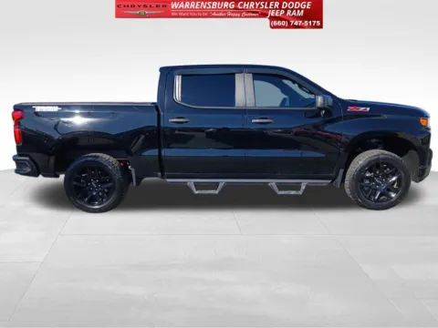 Photos of 2021 Chevrolet Silverado 1500 Custom Trail Boss for sale in Warrensburg, MO at Warrensburg Chrysler Dodge Jeep Ram Fiat