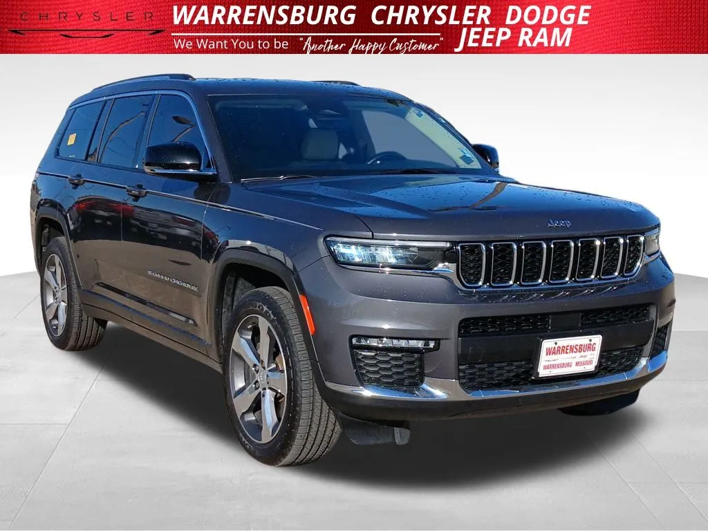 Gray 2021 Jeep Grand Cherokee L Limited for sale in Warrensburg, MO