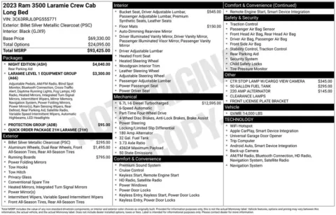 Silver 2023 Ram 3500 Laramie for sale in Warrensburg, MO