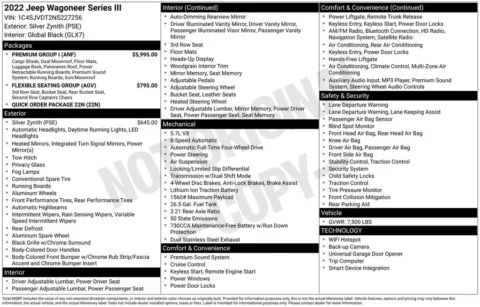 More photos of 2022 Jeep Wagoneer Series III at Warrensburg Chrysler Dodge Jeep Ram Fiat, MO