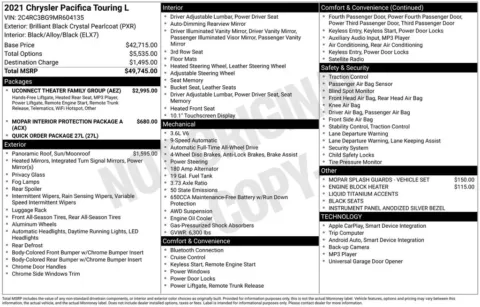 More photos of 2021 Chrysler Pacifica Touring L at Warrensburg Chrysler Dodge Jeep Ram Fiat, MO